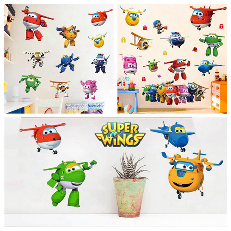 Baby Nursery Game - Hot Cartoon Super Vleugels Vervorming Vliegtuig