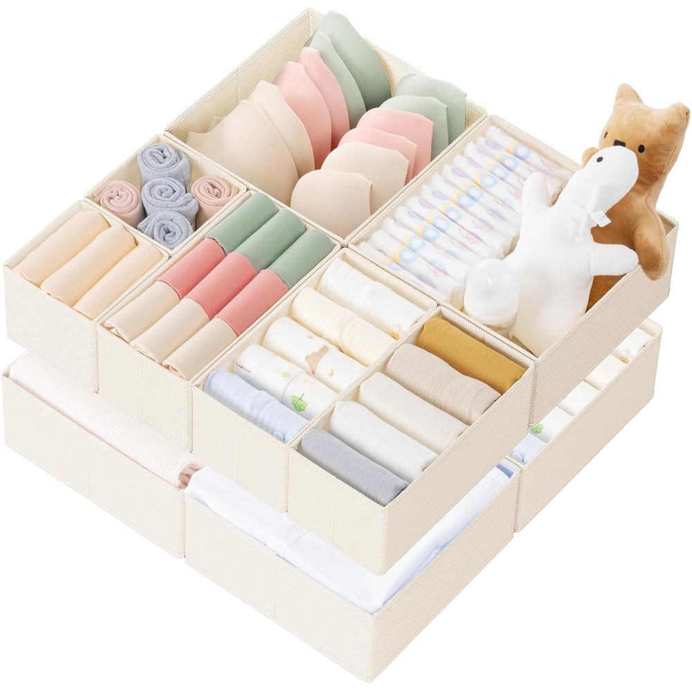 Baby Nursery Closet - 10-delige opbergset voor babykleding, ondergoed, sokken