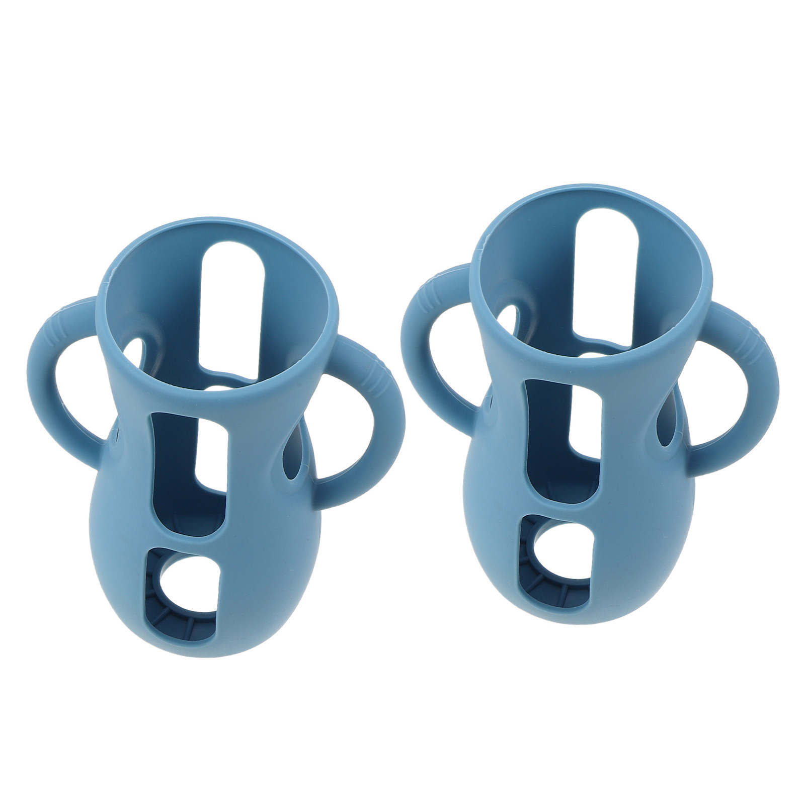 Baby Nursery Nurse - 2 stuks siliconen beschermhoezen voor babyflesjes,