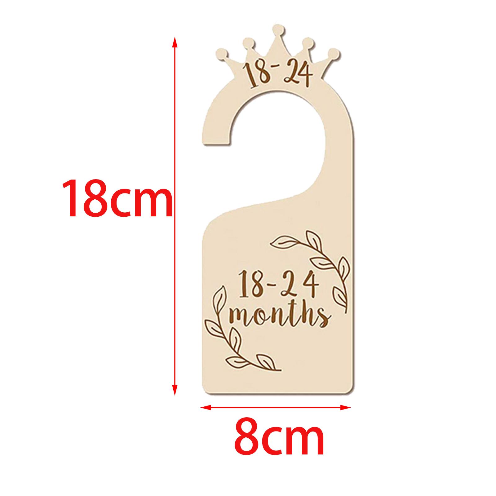 Baby Nursery Closet - Babykastverdelers Houten Garderobe Organizer Set Dubbelzijdige