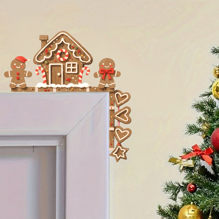 Baby Nursery Room - Peperkoekhuis & Man Kerst muursticker verwijderbare