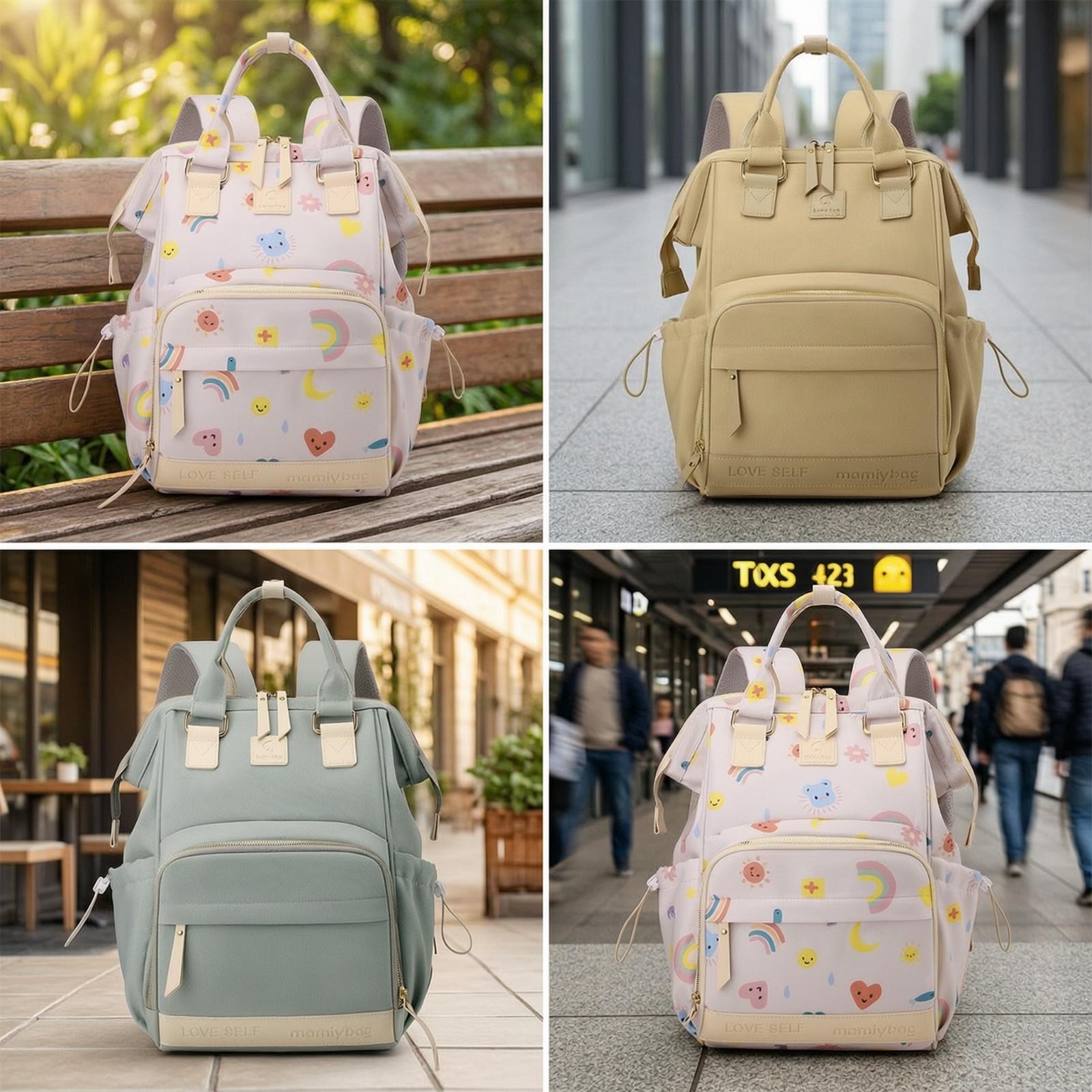 Baby Nursery Backpack - Luiertas rugzak voor moeders met comfortabele