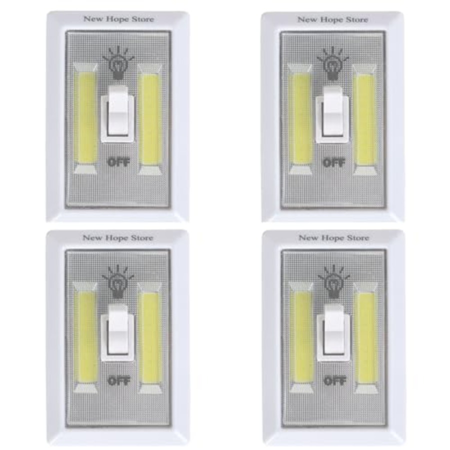 Baby Nursery Closet - COB LED-nachtverlichting, op batterijen werkende draadloze