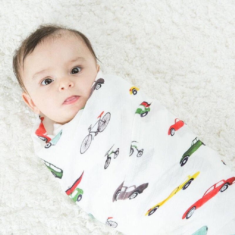 Swaddle Blanket Muslin - Auto Ultra Zachte 47x47 Inch Baby