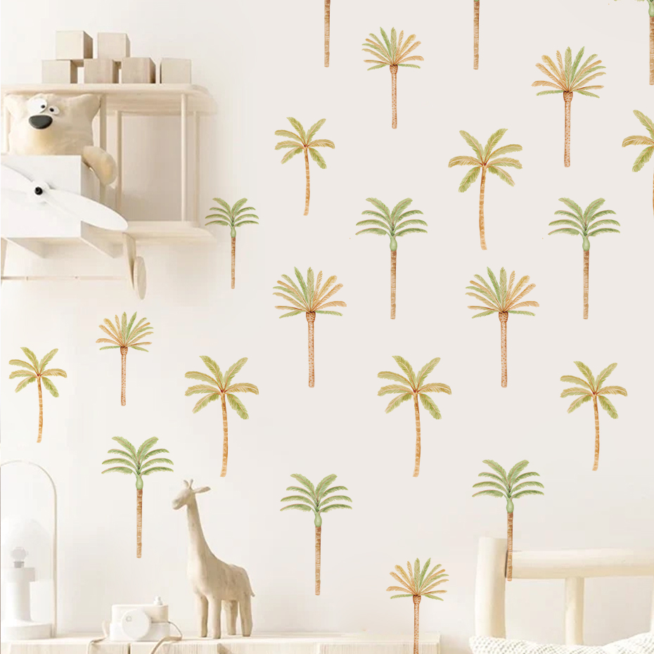 Boho Kokospalm Muursticker Voo - Baby Nursery Tree recensie en prijs