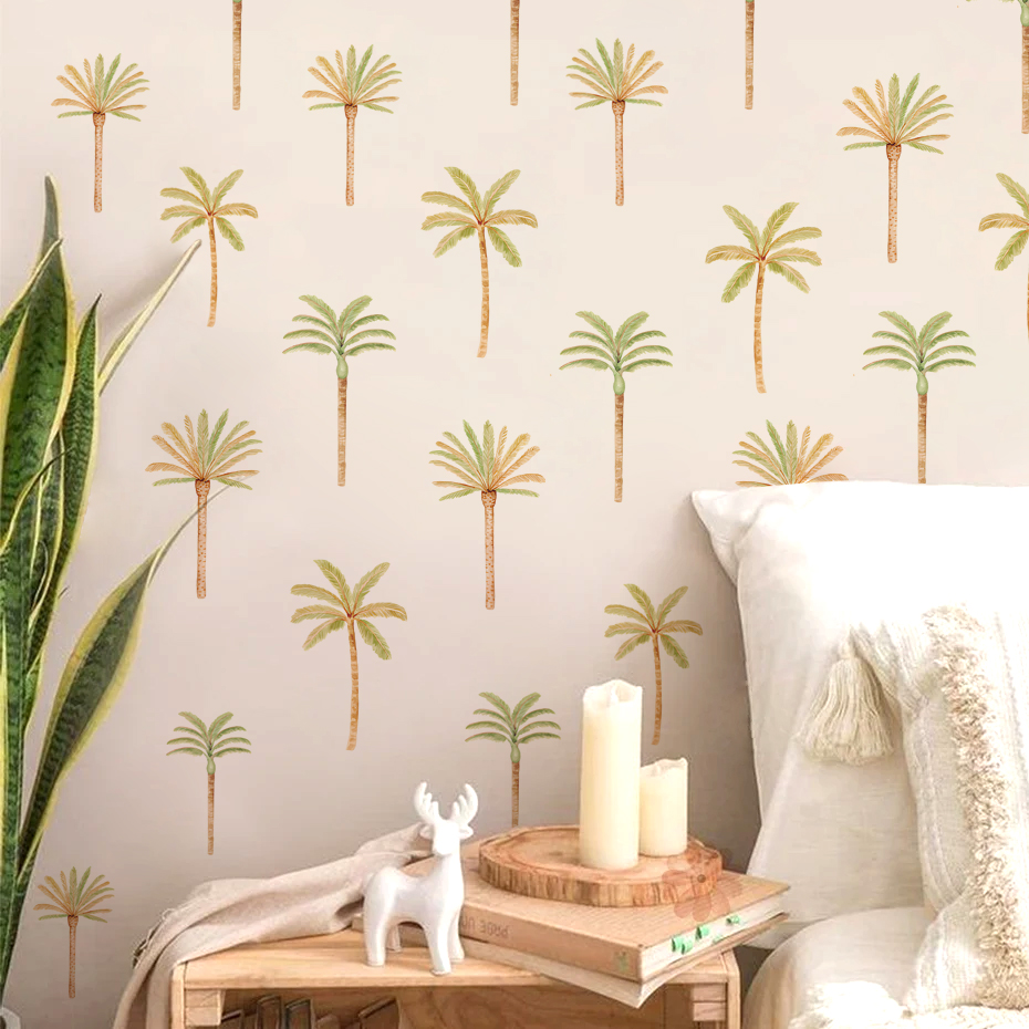 Boho Kokospalm Muursticker Voo - Baby Nursery Tree recensie en prijs