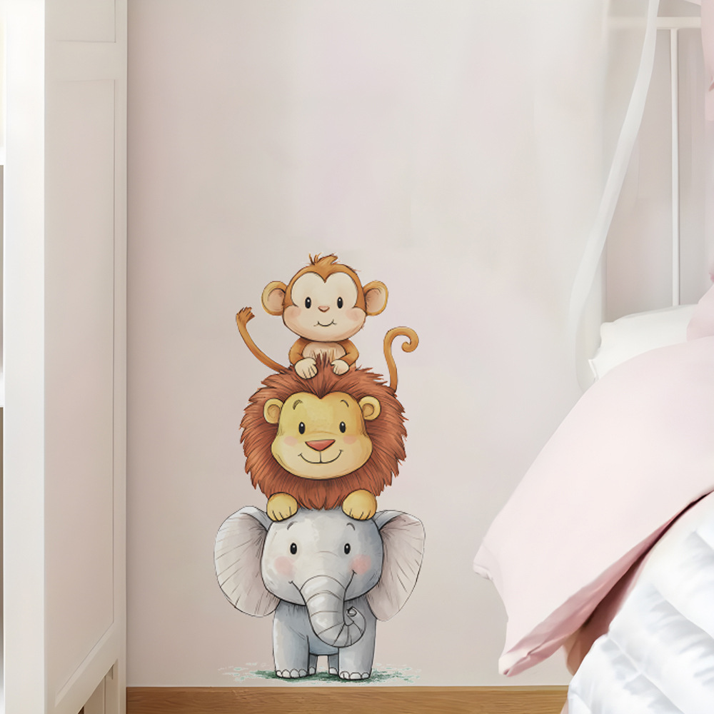 Leuke bosdieren muurstickers v - Baby Nursery Wallpaper recensie en prijs