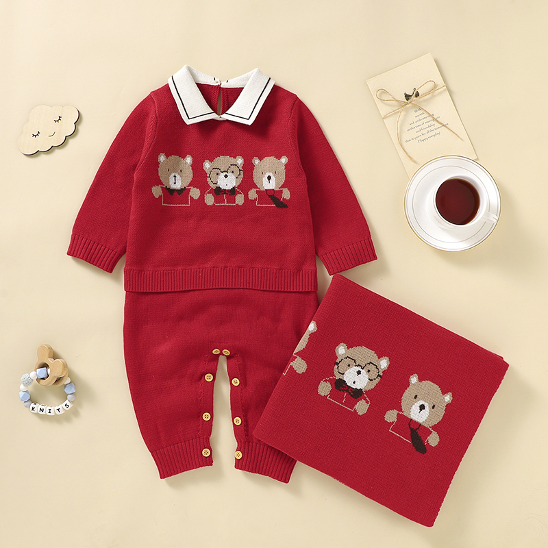 Babykleding set katoenen gebre - Baby Nursery Sale recensie en prijs