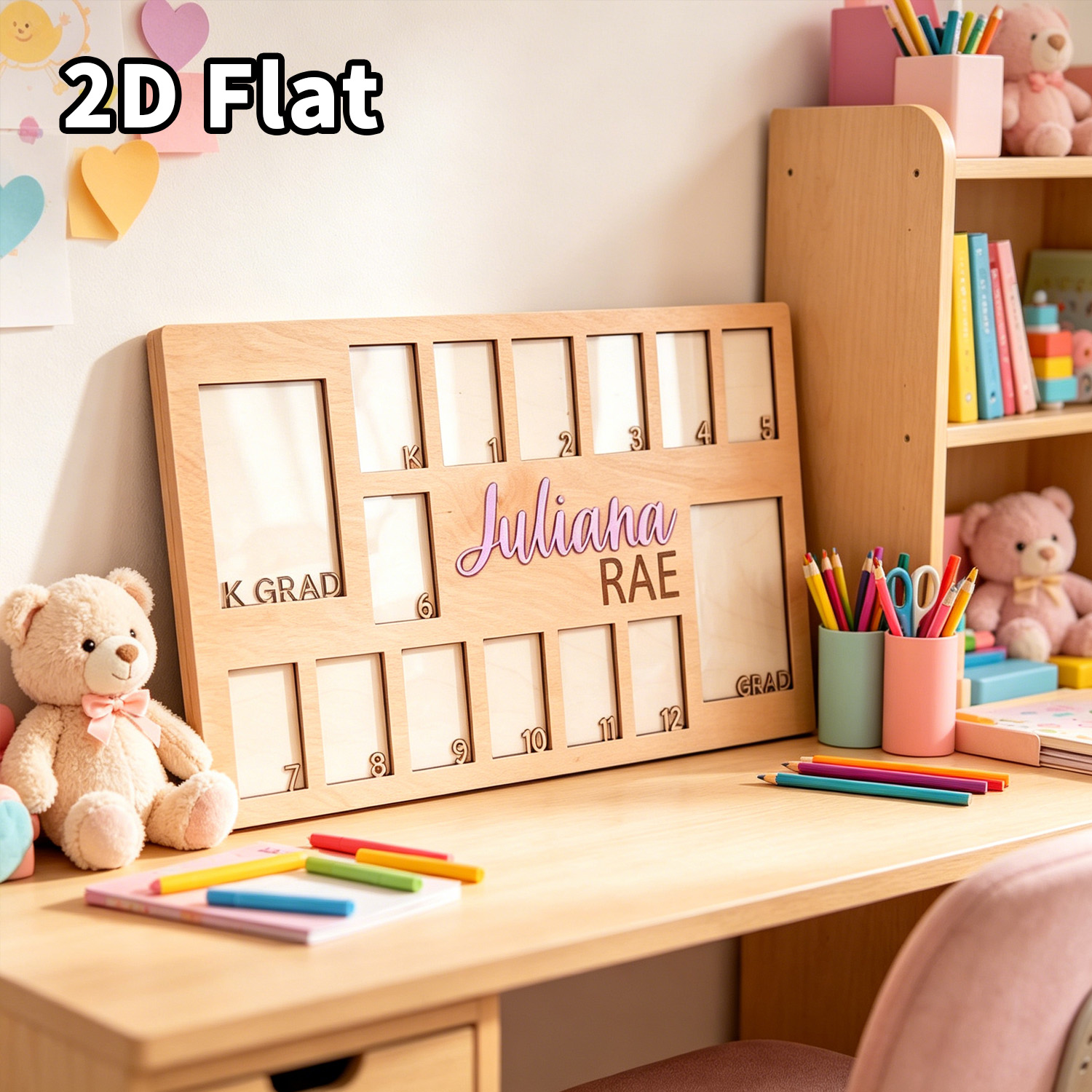 1Pc Custom Grade Fotolijst Hou - Baby Nursery Office recensie en prijs