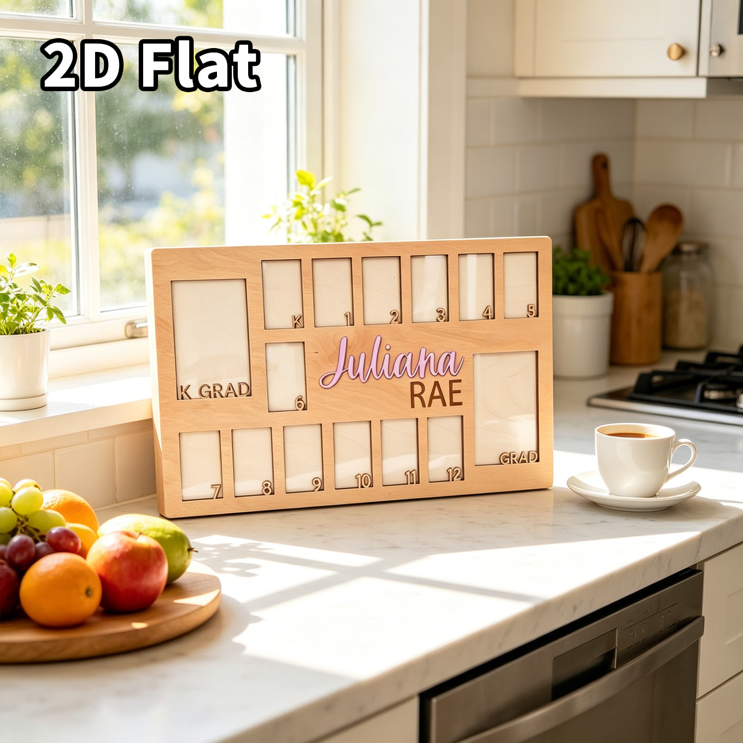 1Pc Custom Grade Fotolijst Hou - Baby Nursery Office recensie en prijs