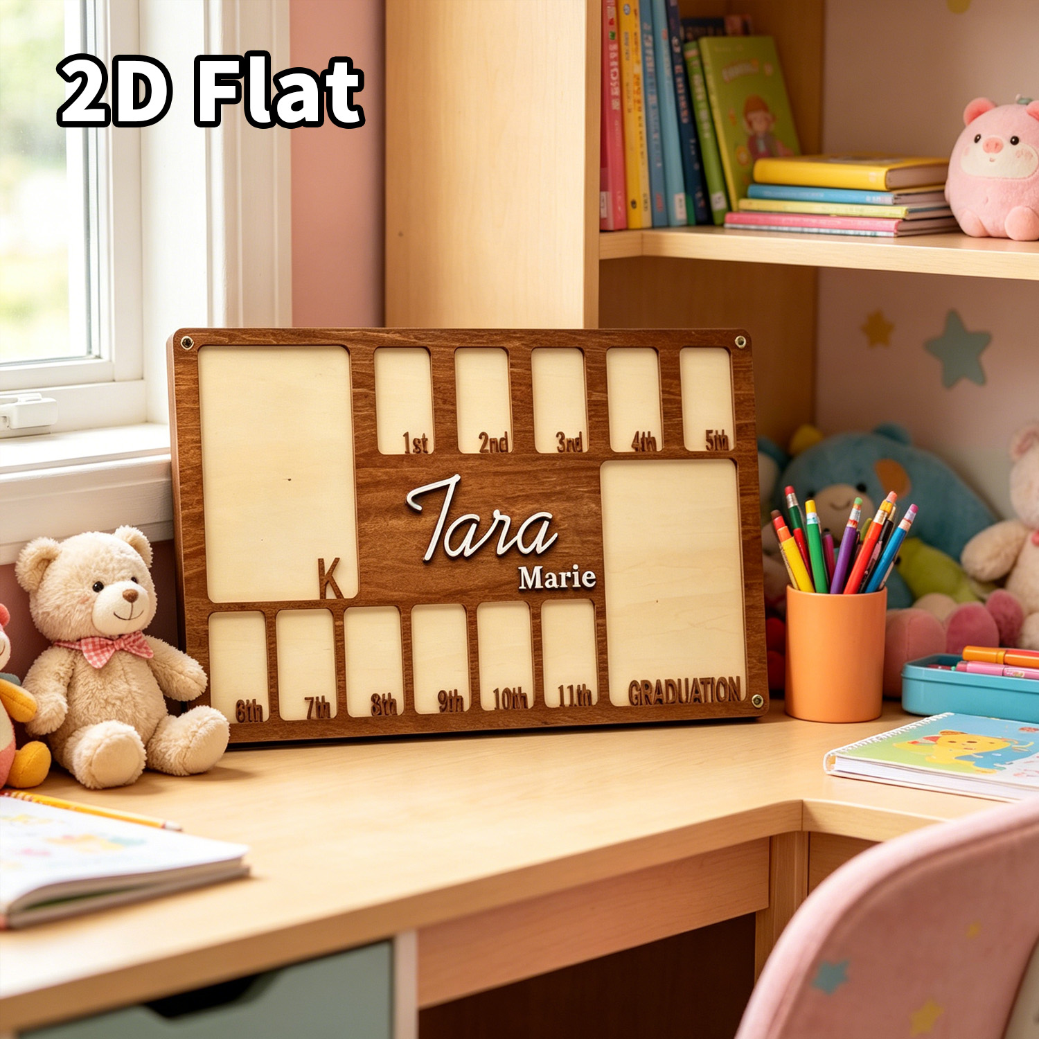 1Pc Custom Grade Fotolijst Hou - Baby Nursery Office recensie en prijs