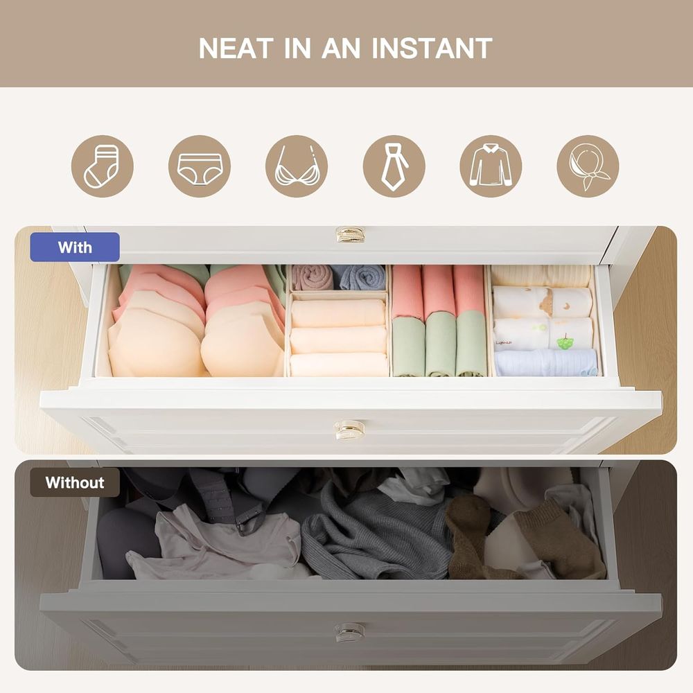10-delige opbergset voor babyk - Baby Nursery Closet recensie en prijs