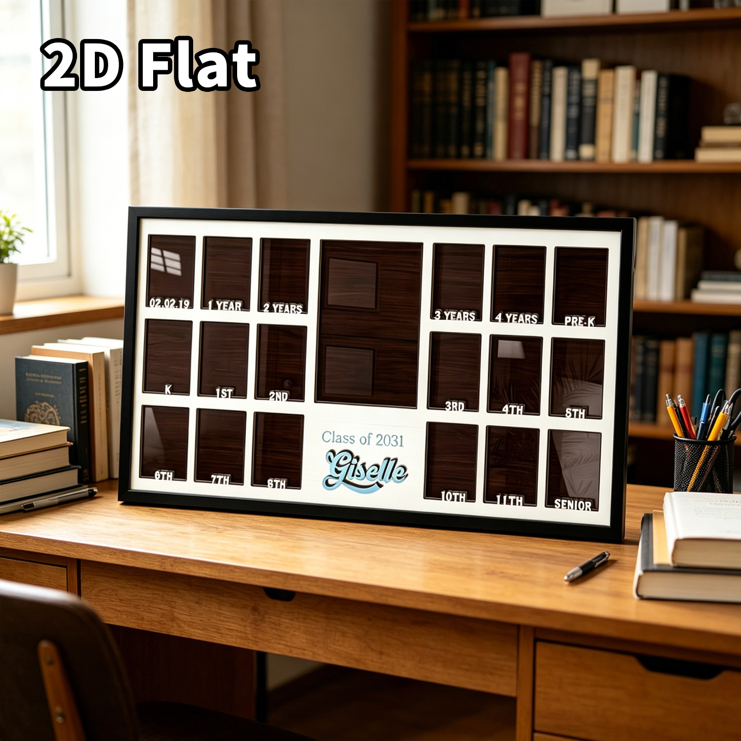 1Pc Custom Grade Fotolijst Hou - Baby Nursery Office recensie en prijs