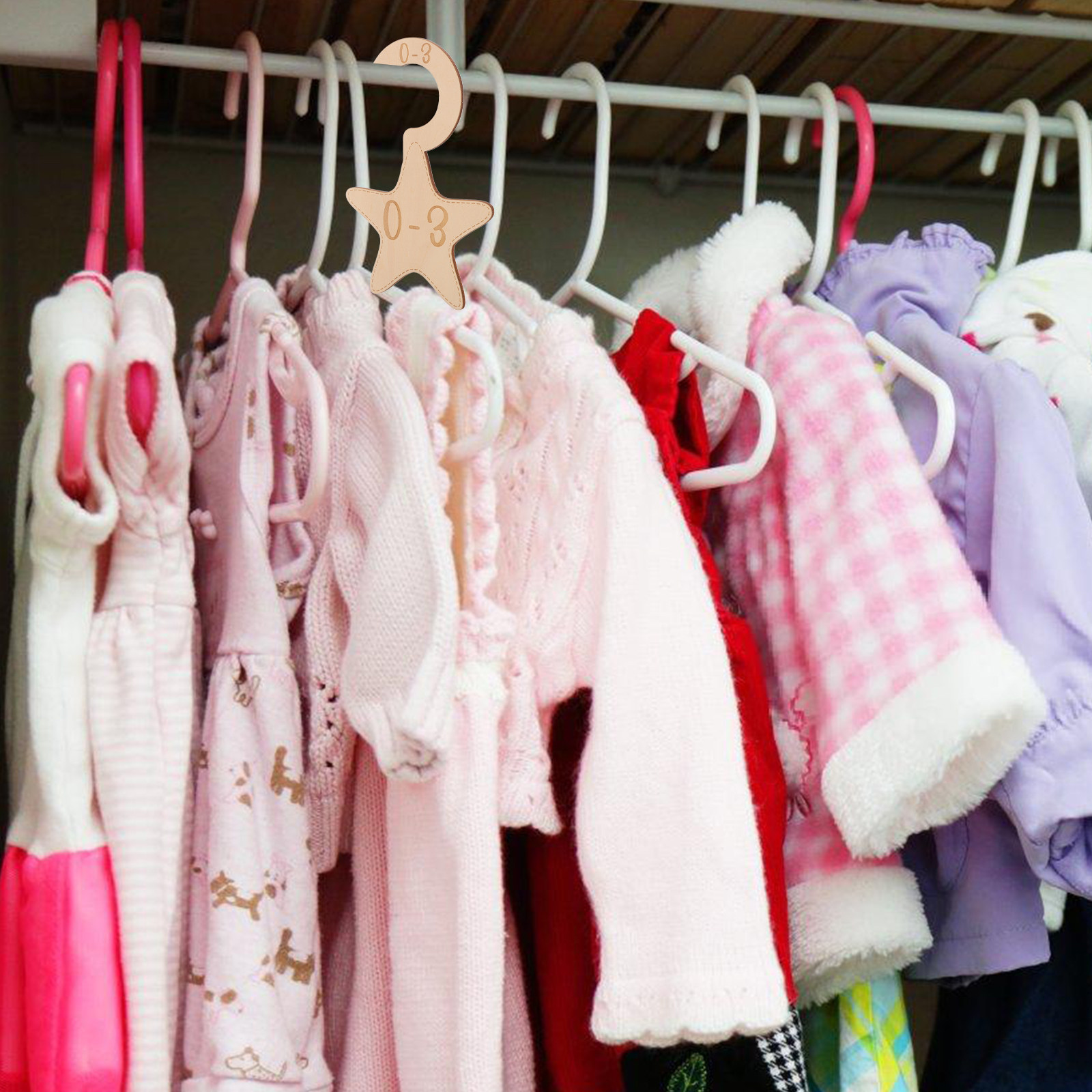 7-delige babykleding kastverde - Baby Nursery Closet recensie en prijs