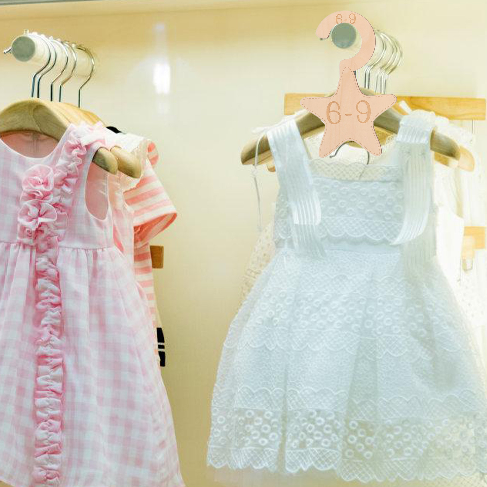7-delige babykleding kastverde - Baby Nursery Closet recensie en prijs