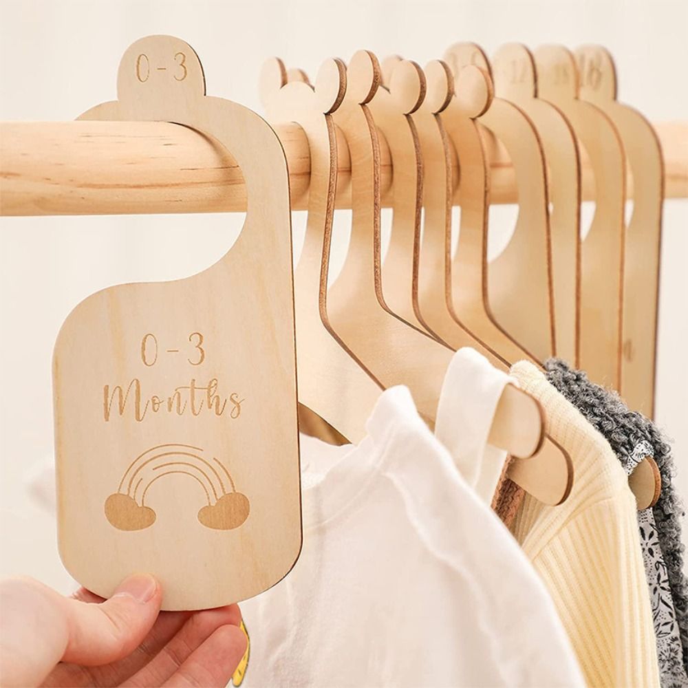 7/8 Stuks Houten Babykastverde - Baby Nursery Closet recensie en prijs