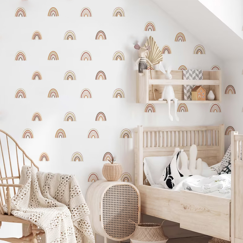 Boho Rainbow muurstickers muur - Baby Nursery Wallpaper recensie en prijs