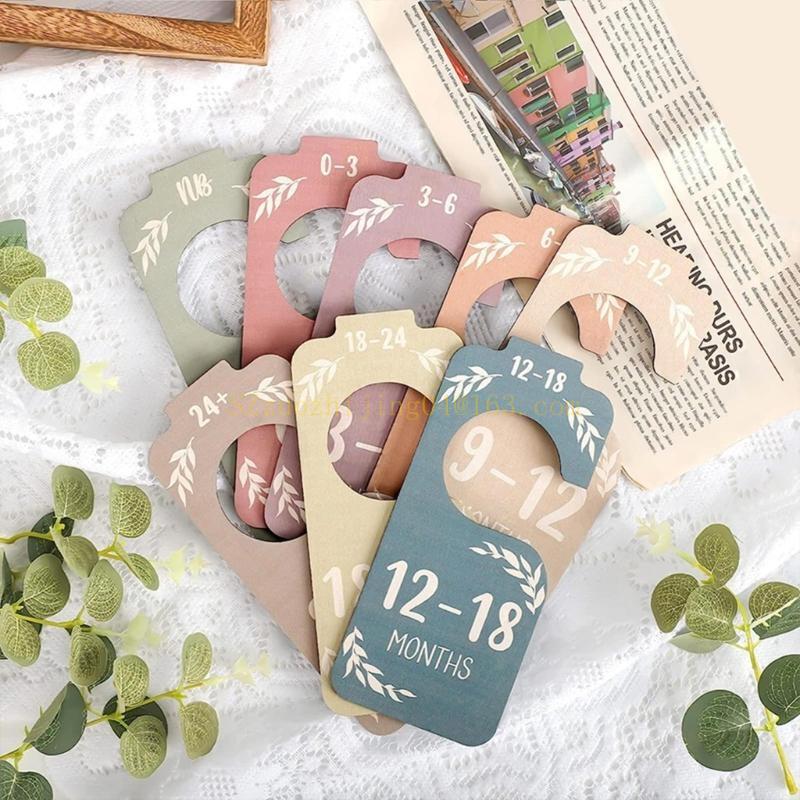 Set van 8 babykast houten verd - Baby Nursery Closet recensie en prijs
