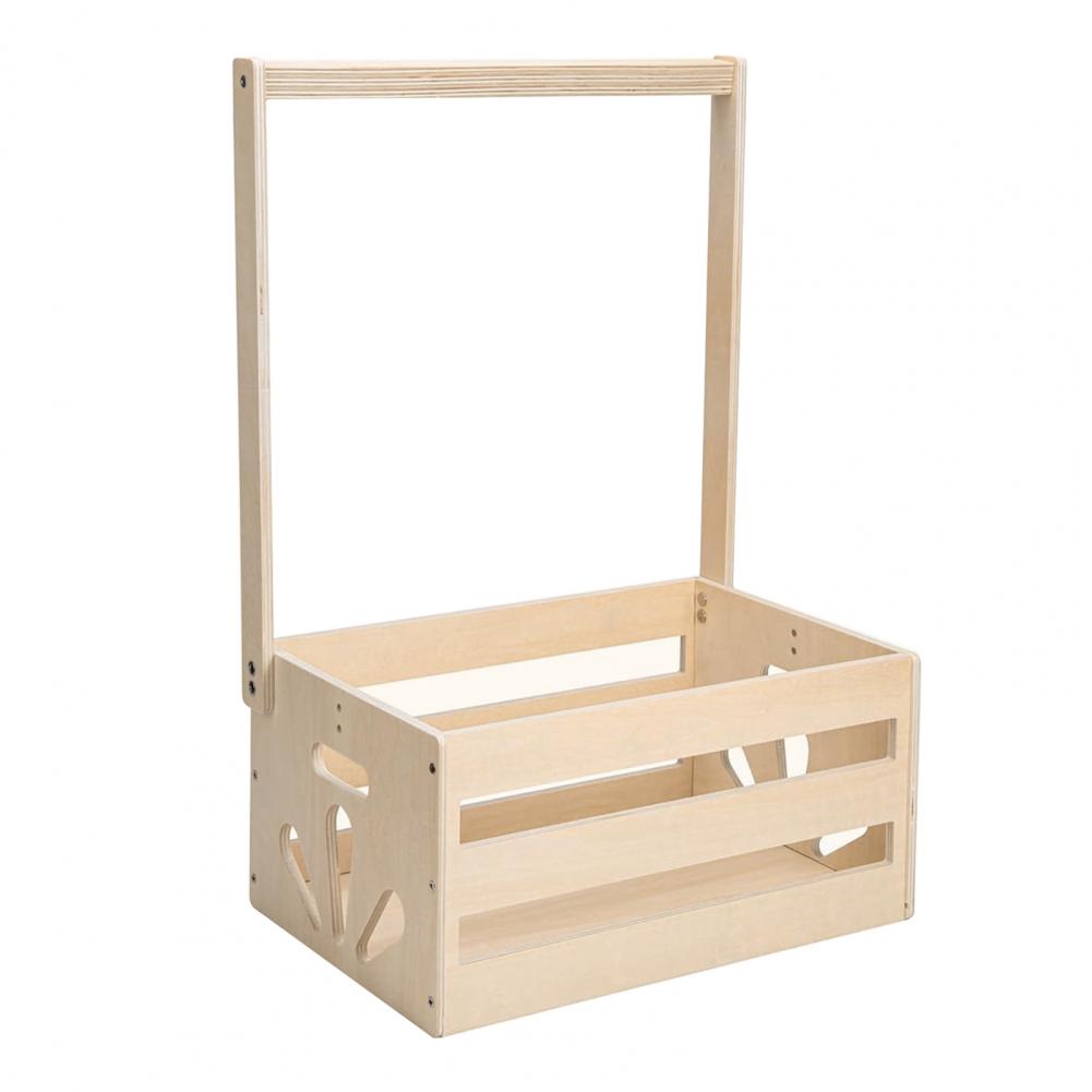 Houten opbergrek voor babyarti - Baby Nursery Closet recensie en prijs