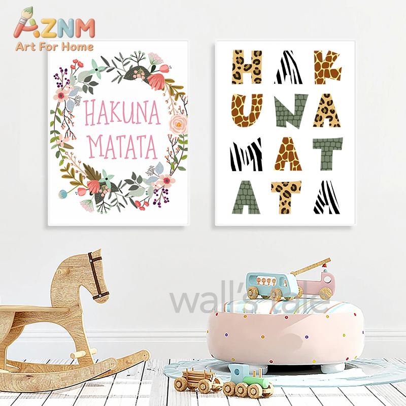 Dieren Bloemenkroon Kunst Deco - Baby Nursery Girl recensie en prijs