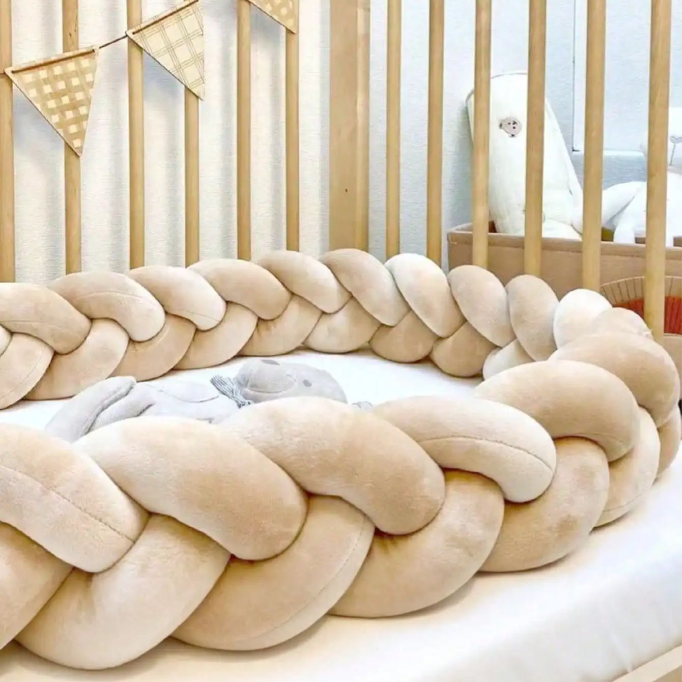 Bumper voor babybedje, bescher - Baby Nursery Sale recensie en prijs
