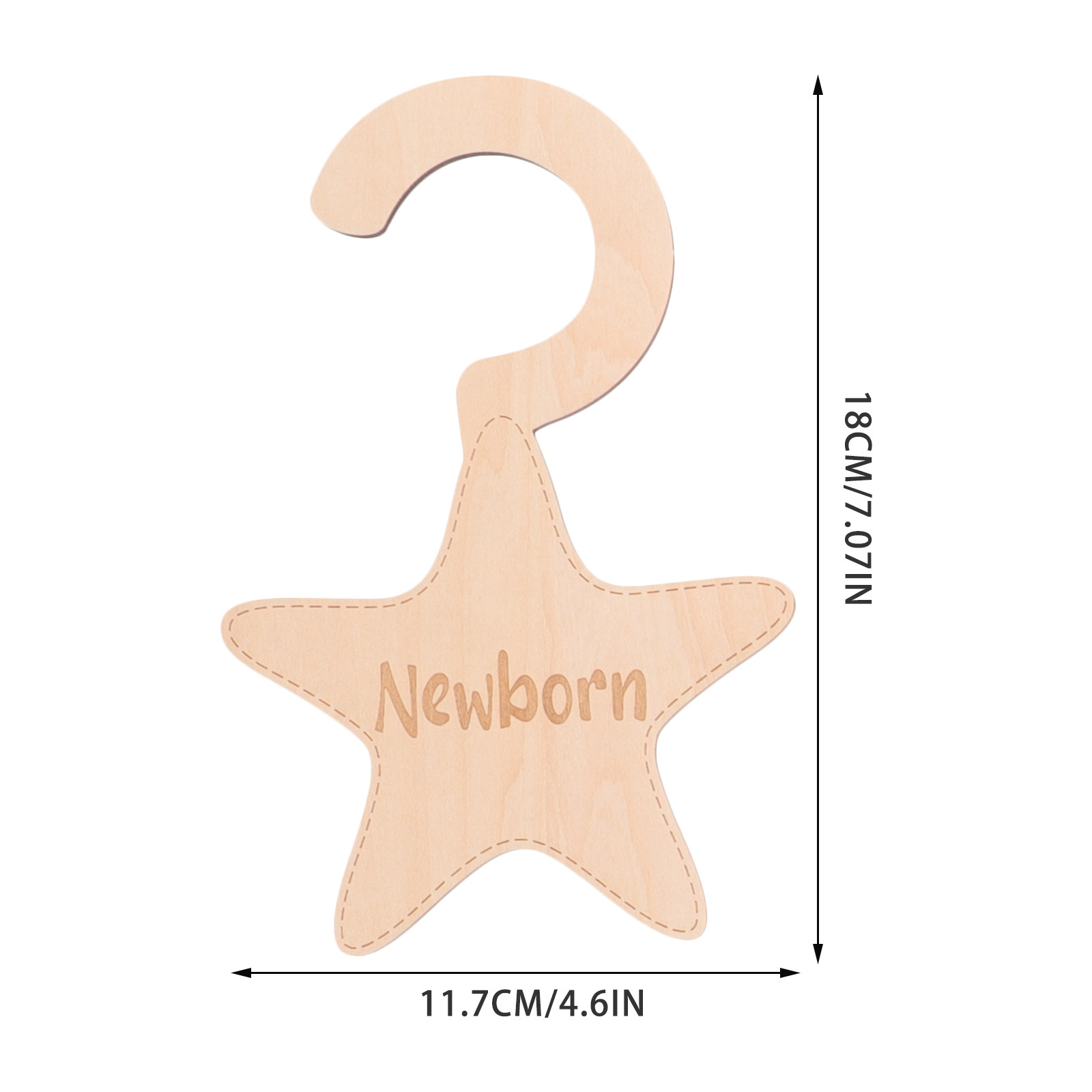 7-delige houten kledingkastver - Baby Nursery Closet recensie en prijs
