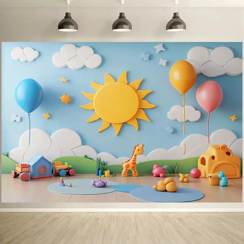 Grote Cartoon Kinderkamer Wand - Baby Nursery Murals recensie en prijs