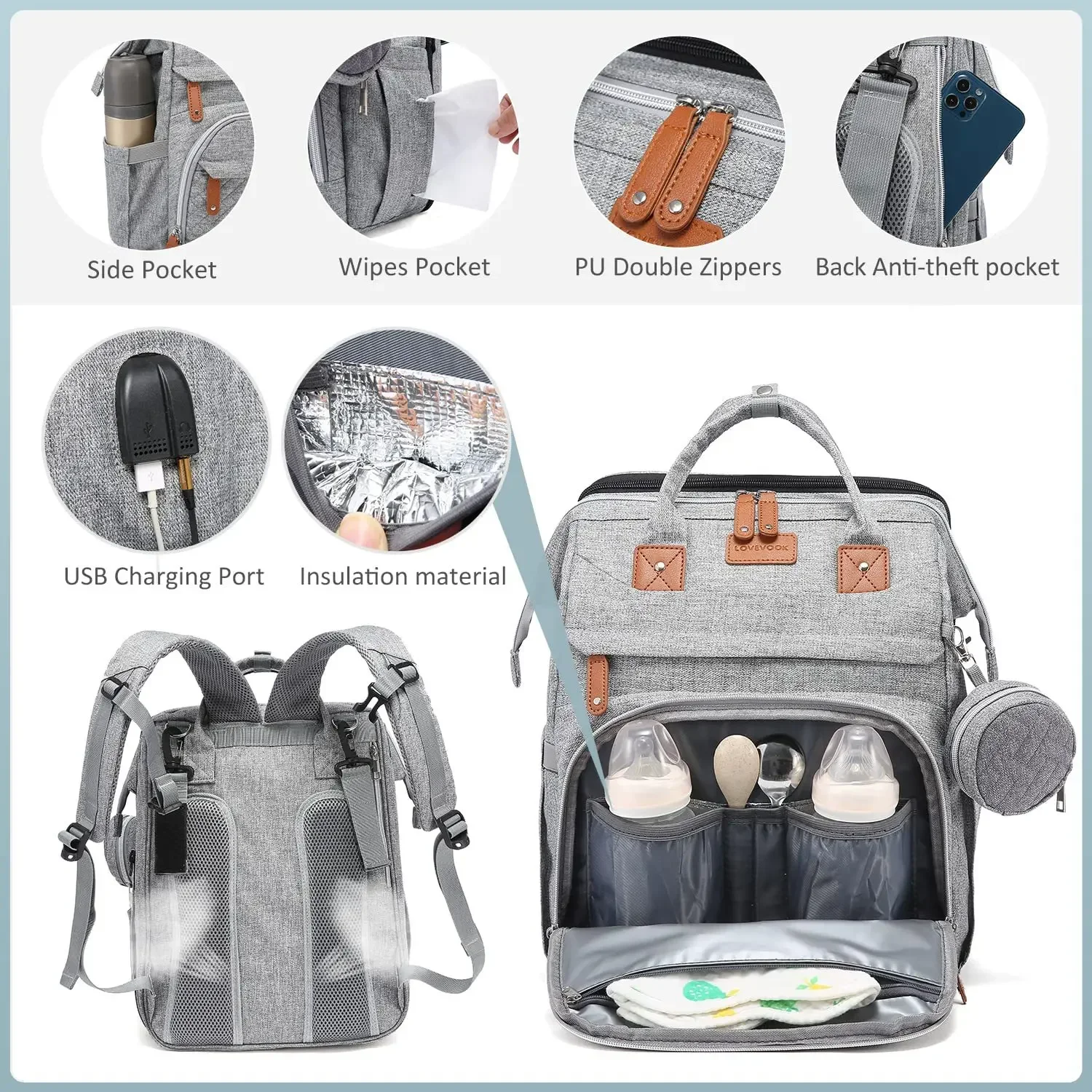 Nieuwe Baby Luier Luiertassen  - Baby Nursery Backpack recensie en prijs