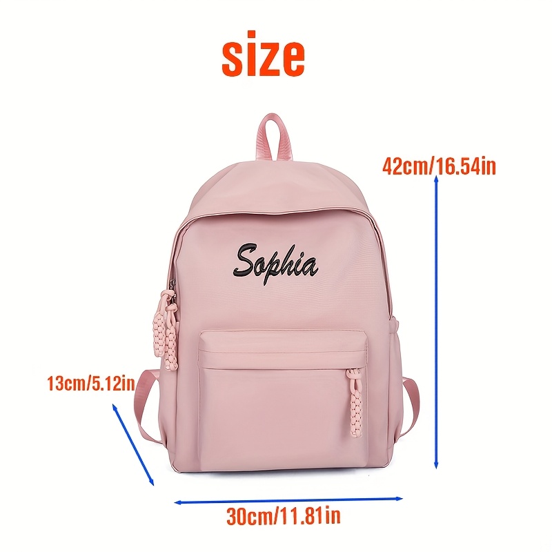 Aanpasbare naam geborduurde ki - Baby Nursery Backpack recensie en prijs