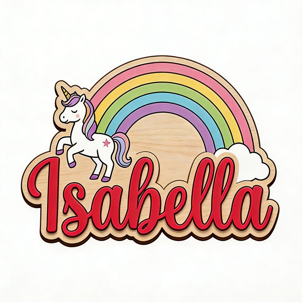 Eenhoorn & Pastel Regenboog Aa - Baby Nursery Room recensie en prijs