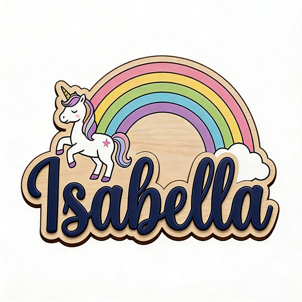 Eenhoorn & Pastel Regenboog Aa - Baby Nursery Room recensie en prijs