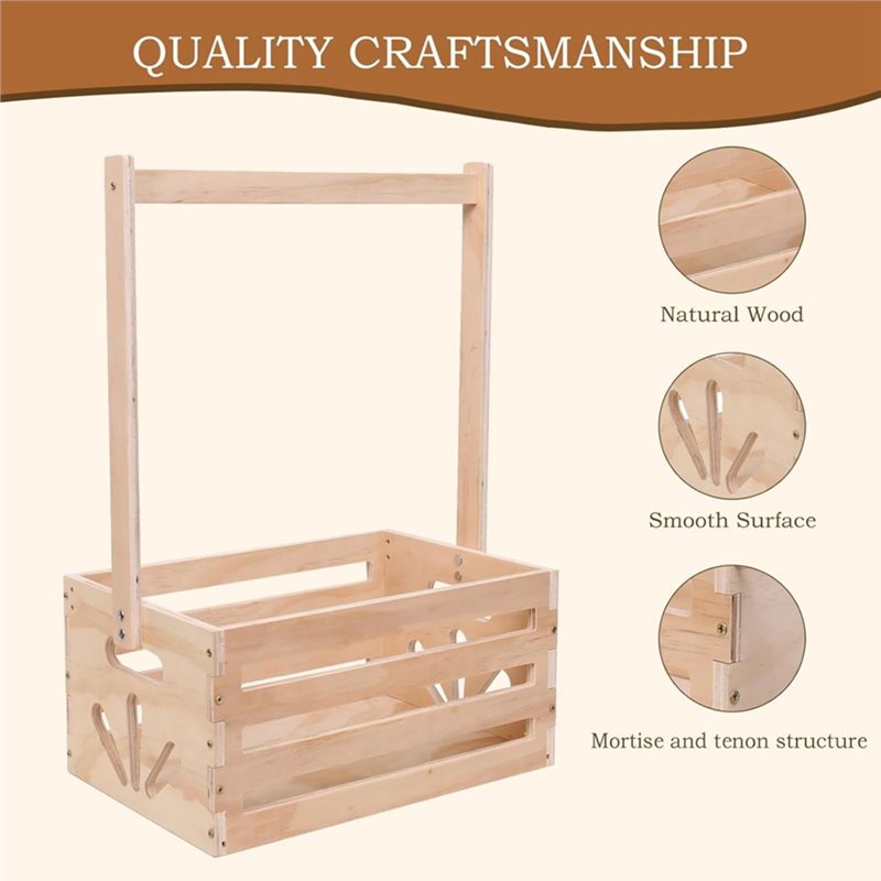Houten babyshower cadeaumand m - Baby Nursery Closet recensie en prijs