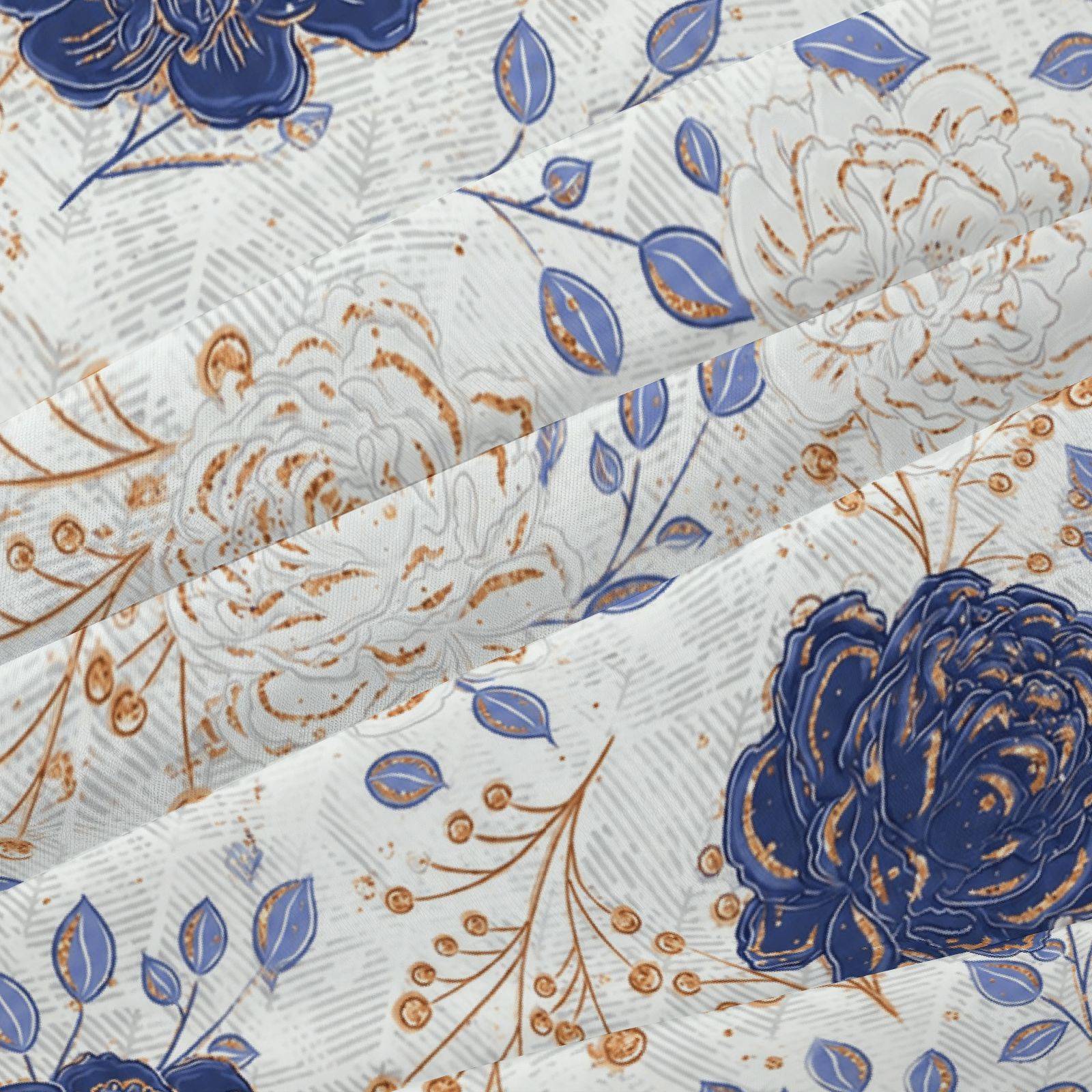Driedelige blauwe bloemen hoes - Baby Nursery Bedding recensie en prijs