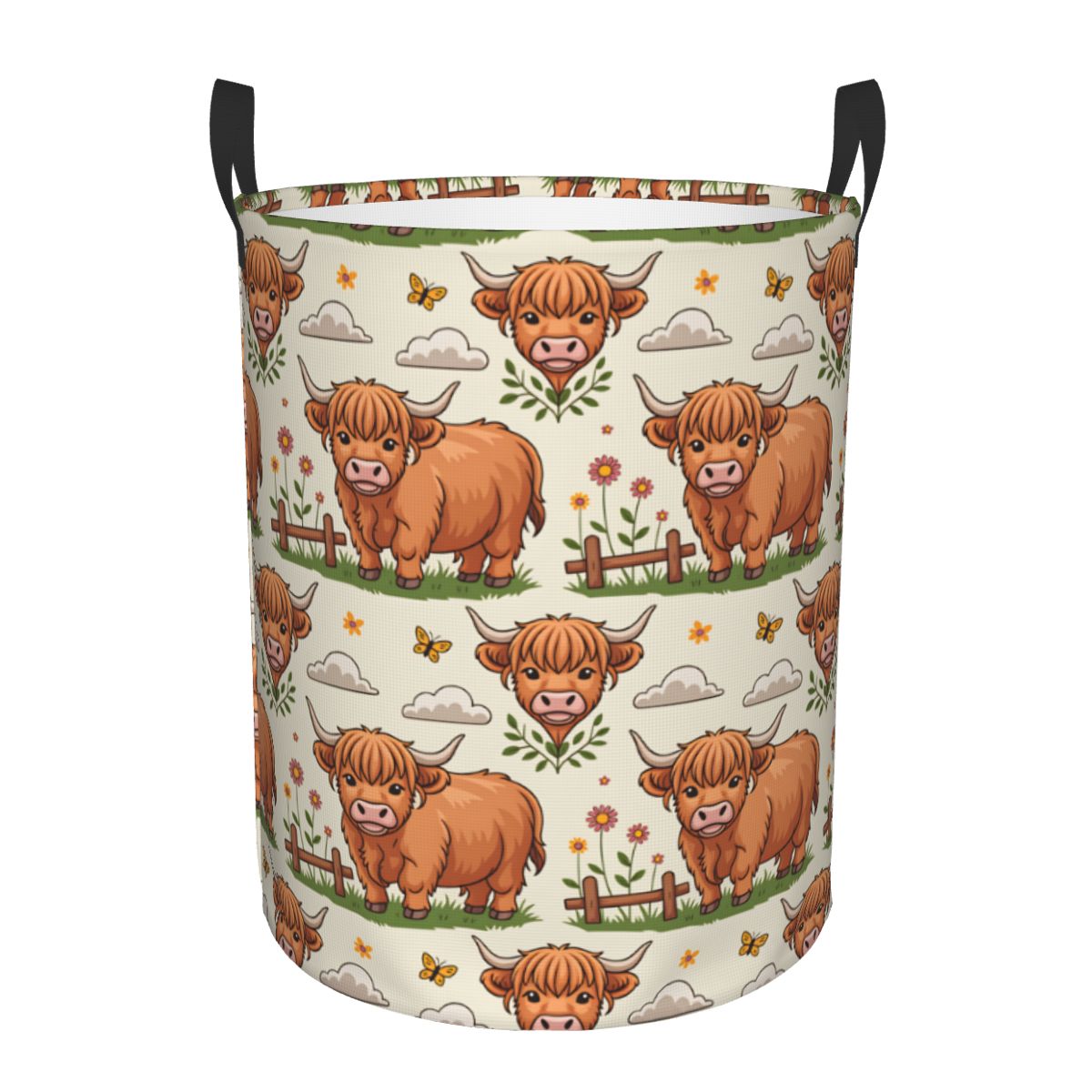 Cartoon Highland Cows wasmand  - Baby Nursery Laundry Basket recensie en prijs