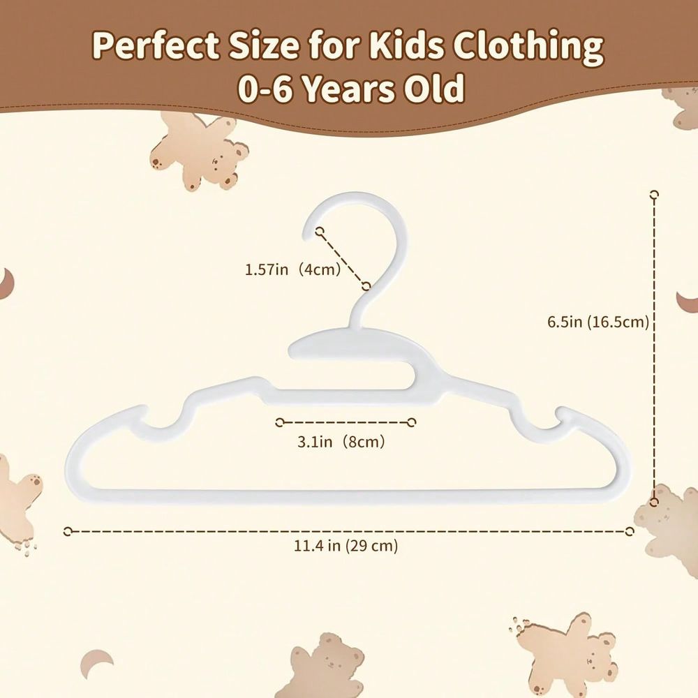 70 100-pack kinderhangers Plas - Baby Nursery Closet recensie en prijs