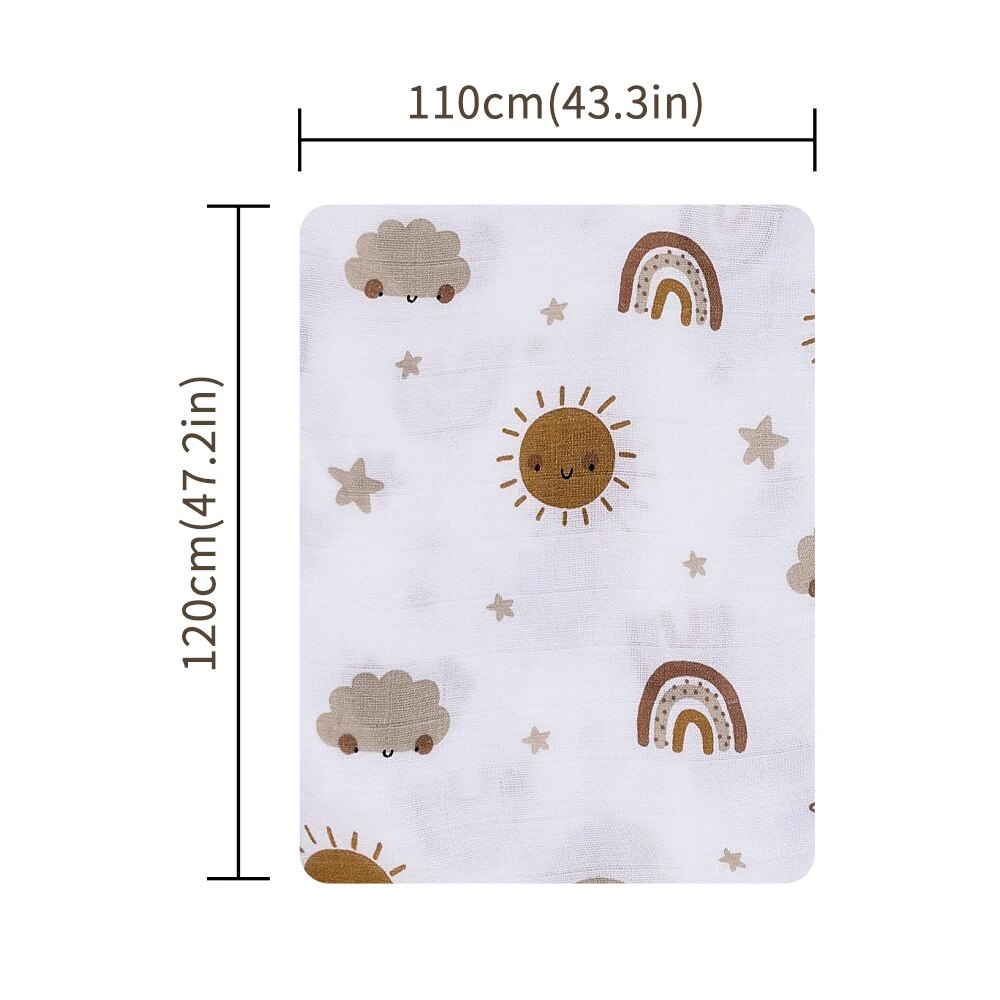120x110cm Bamboe Katoenen Baby - Swaddle Blanket Muslin recensie en prijs